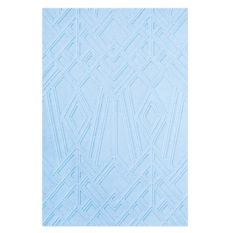 Sizzix Multi-Level Textured Impressions Embossing Folder - Geo Diamonds