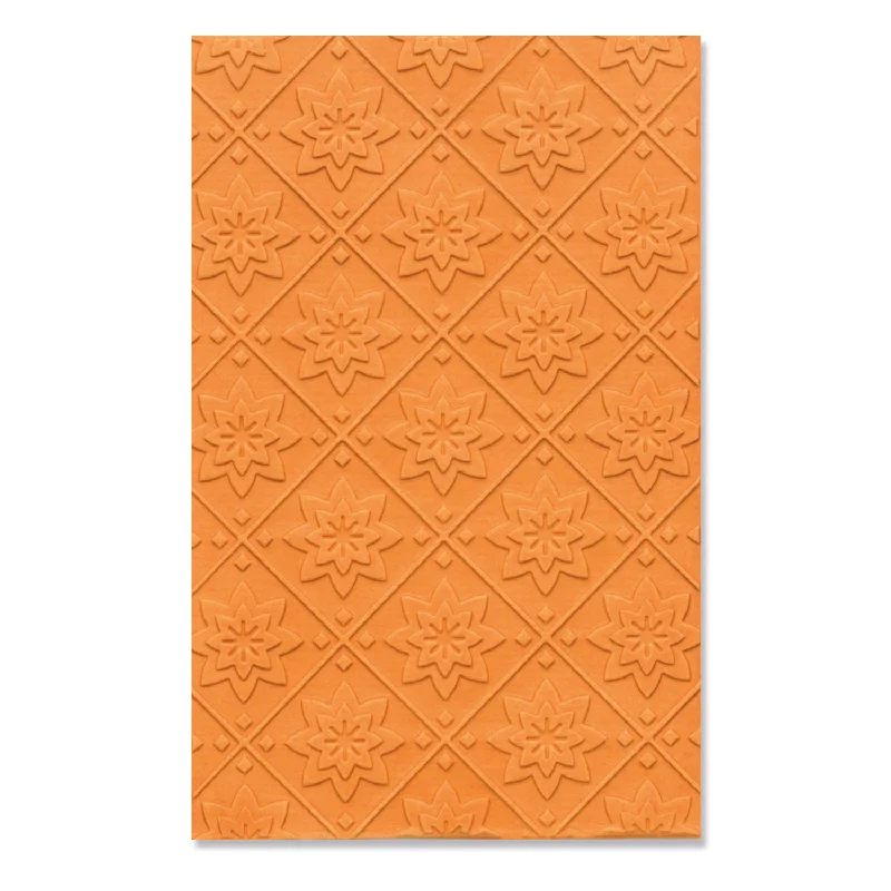 Sizzix Multi-Level Textured Impressions Mini Embossing Folder - Mini Mosaic