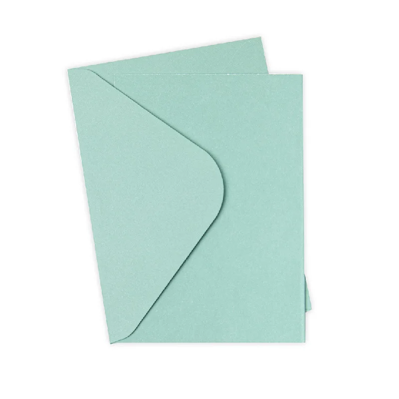 Sizzix Surfacez - Card & Envelope Pack, A6, Eucalyptus, 10PK