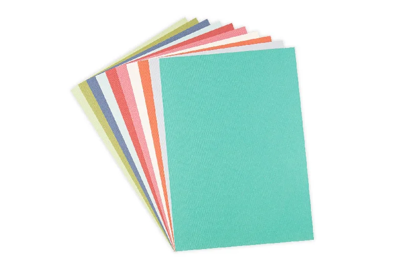 Sizzix Surfacez - Cardstock, 10 Botanical Colors, 60 Sheets