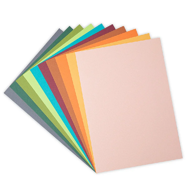 Sizzix Surfacez - Cardstock, 10 Eclectic Colors, 60 Sheets