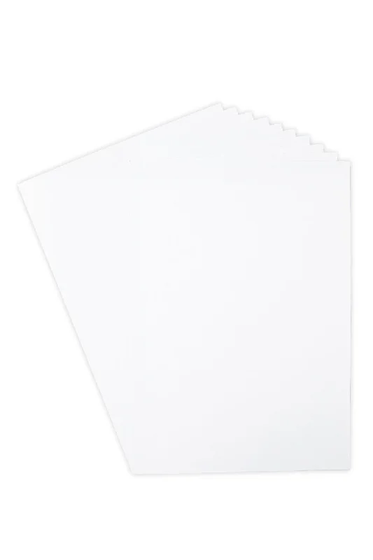 Sizzix Surfacez - Cardstock, 8 1/4" x 11 3/4", White, 60 Sheets