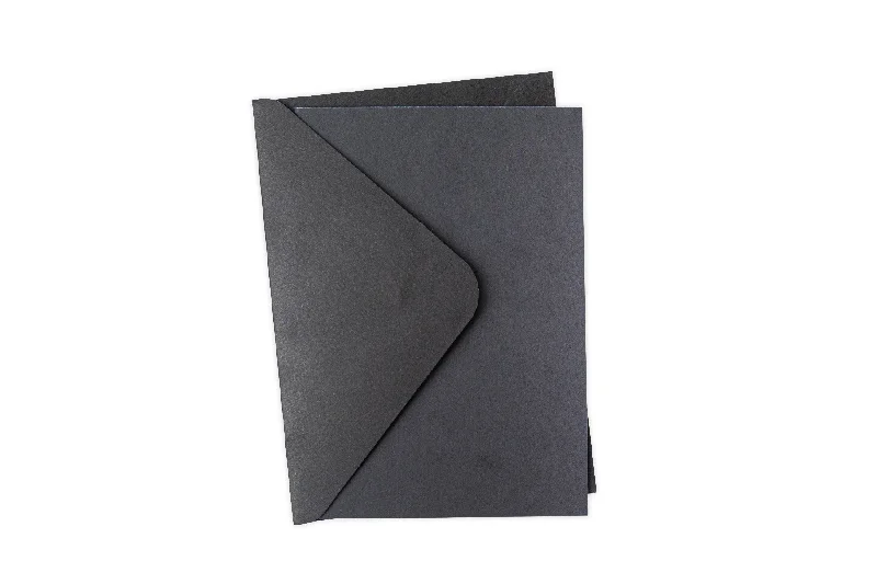 Sizzix Surfacez - Neutral Card & Envelope Pack, A6, Black, 10PK