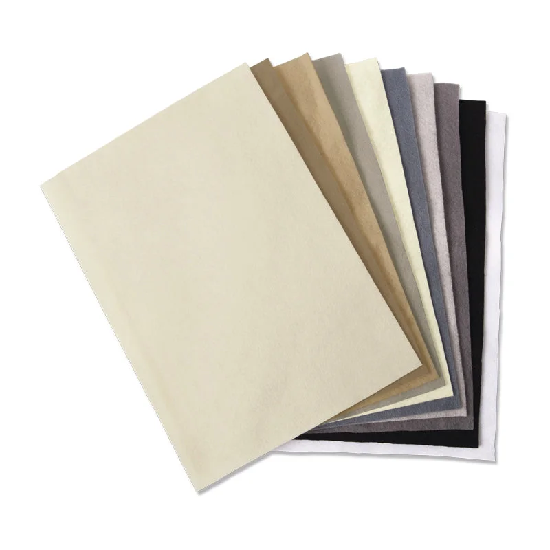 Sizzix Surfacez - Neutral Colored Felt Sheets 10PK