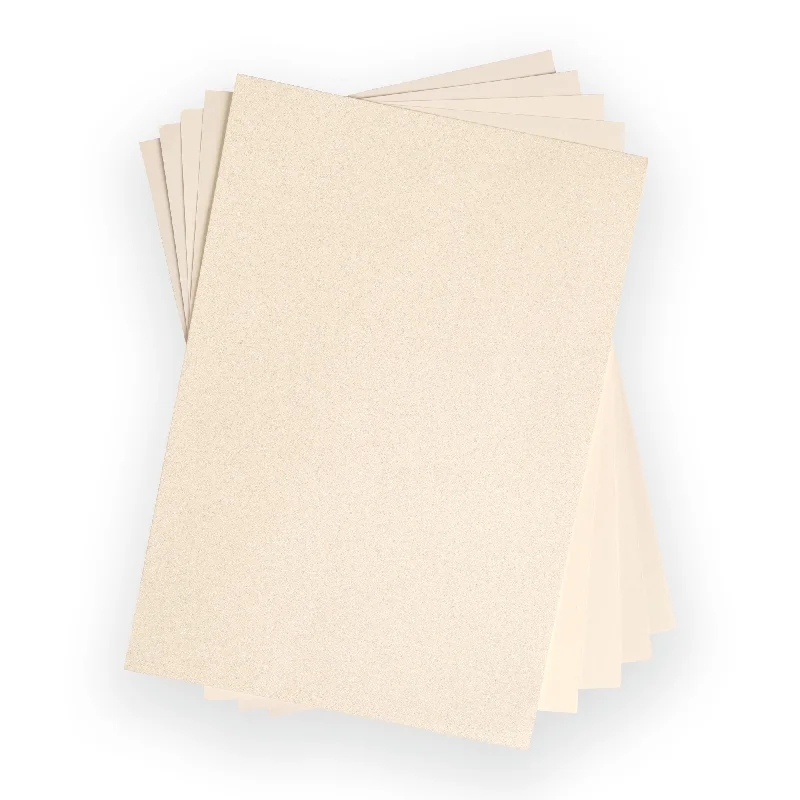 Sizzix Surfacez -The Opulent Cardstock Pack, Ivory, 50PK