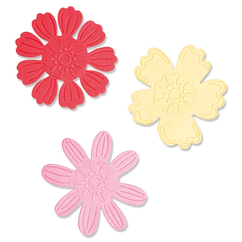 Sizzix Switchlits Embossing Folder - Detailed Blooms