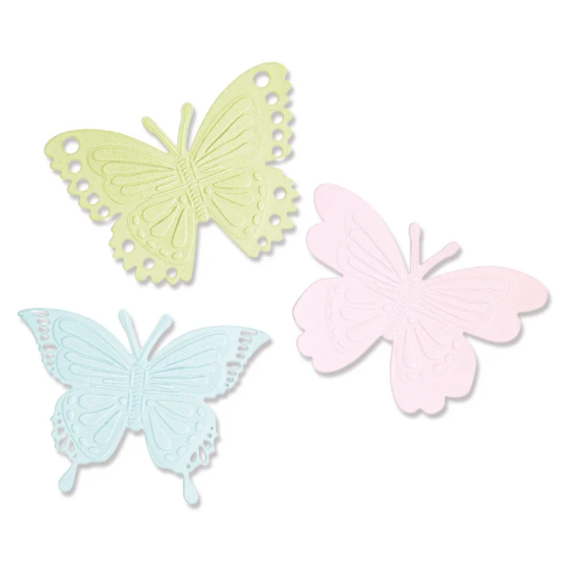 Sizzix Switchlits Embossing Folder - Detailed Butterflies