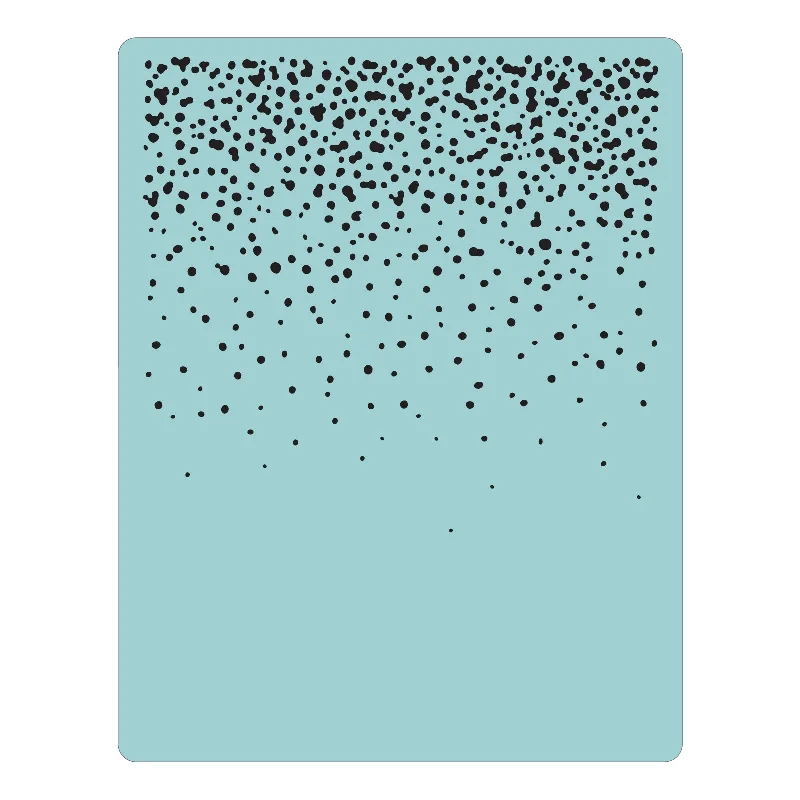 Sizzix Texture Fades Embossing Folder - Snowfall/Speckles by Tim Holtz