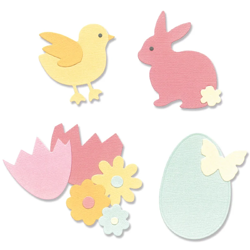 Sizzix Thinlits Die Set 11PK - Basic Easter Shapes