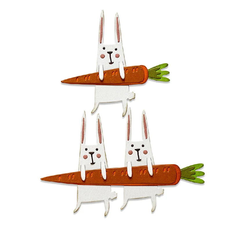 Sizzix Thinlits Die Set 11PK - Carrot Bunny by Tim Holtz