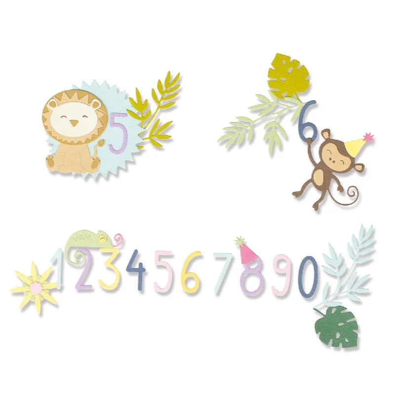 Sizzix Thinlits Die Set 11PK - Jungle Fun