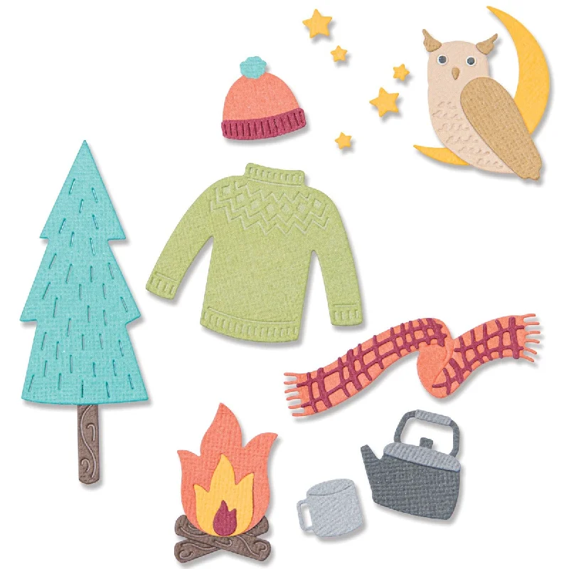 Sizzix Thinlits Die Set 12PK - Cozy Woodland