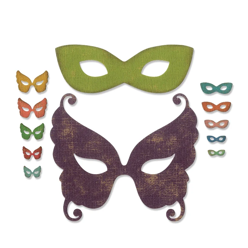 Sizzix Thinlits Die Set 12PK - Masquerade by Tim Holtz