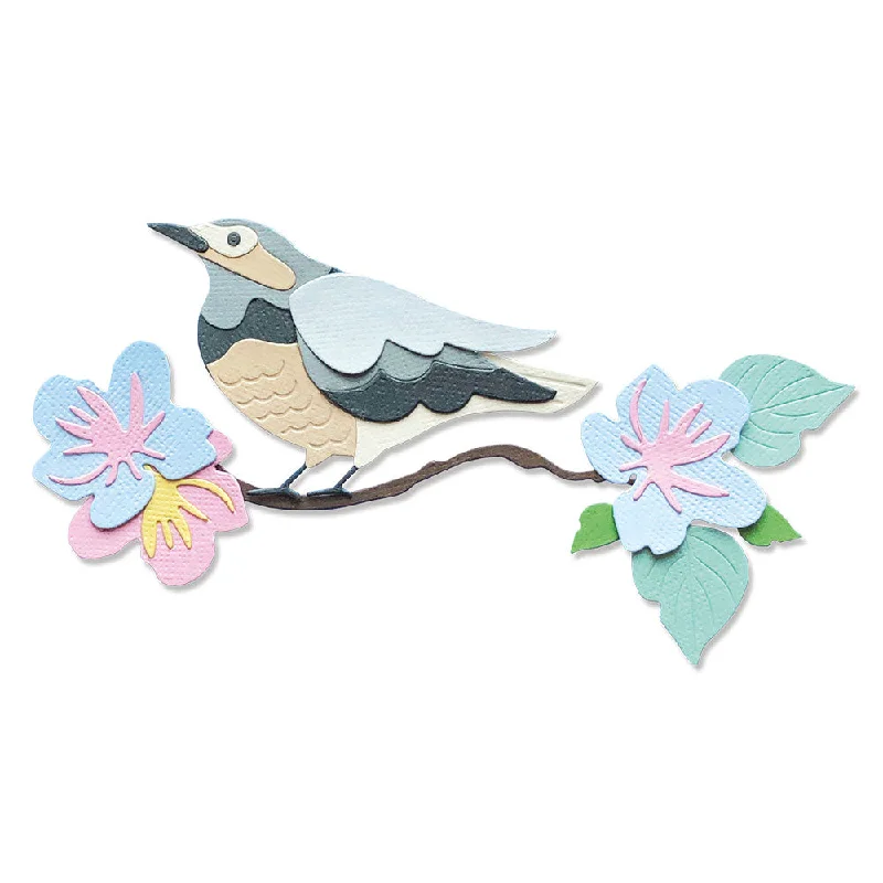 Sizzix Thinlits Die Set 14PK - Spring Bird