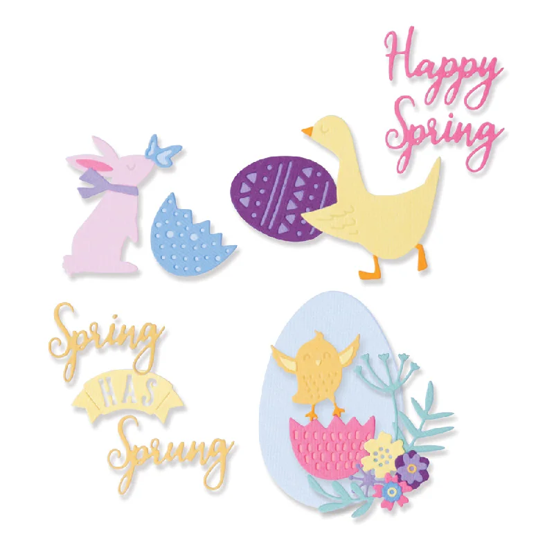 Sizzix Thinlits Die Set 15PK - Spring Has Sprung