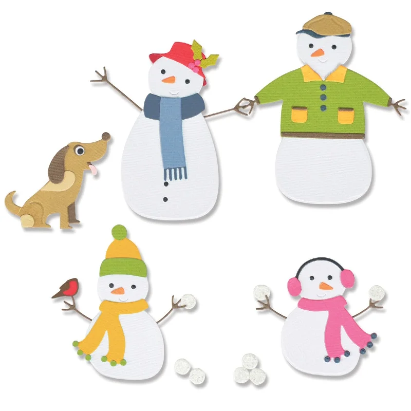 Sizzix Thinlits Die Set 17PK - Snow Family