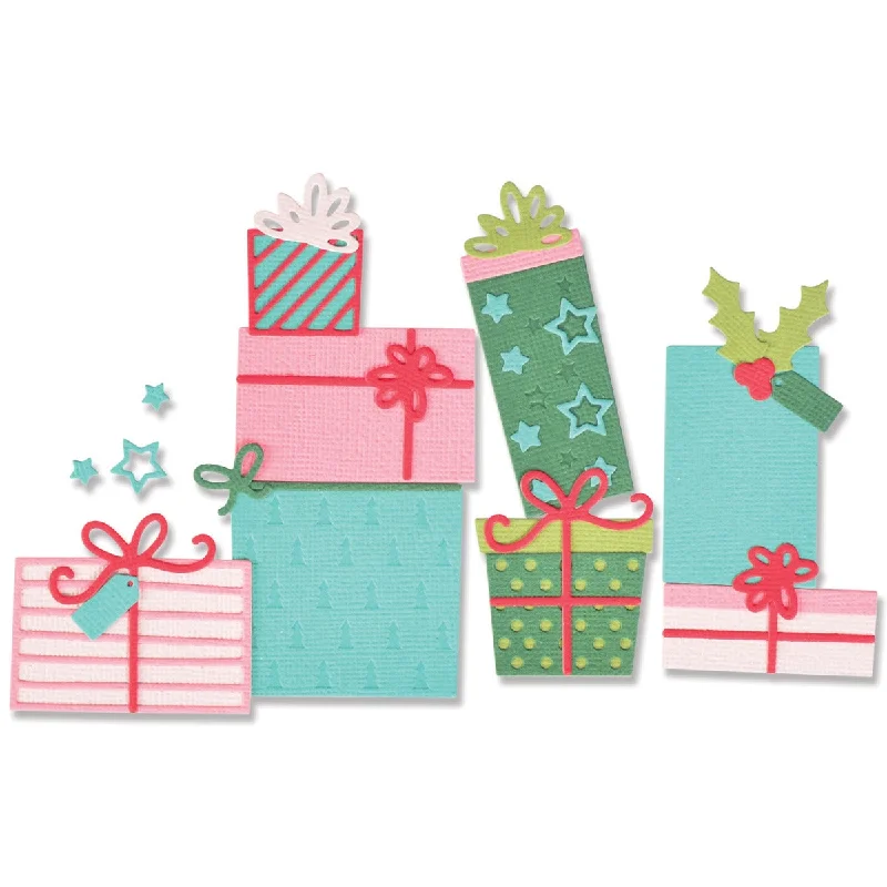 Sizzix Thinlits Die Set 21PK - Festive Gifts