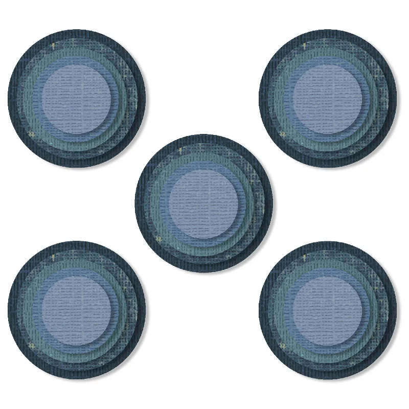 Sizzix Thinlits Die Set 25PK - Stacked Tiles, Circles by Tim Holtz