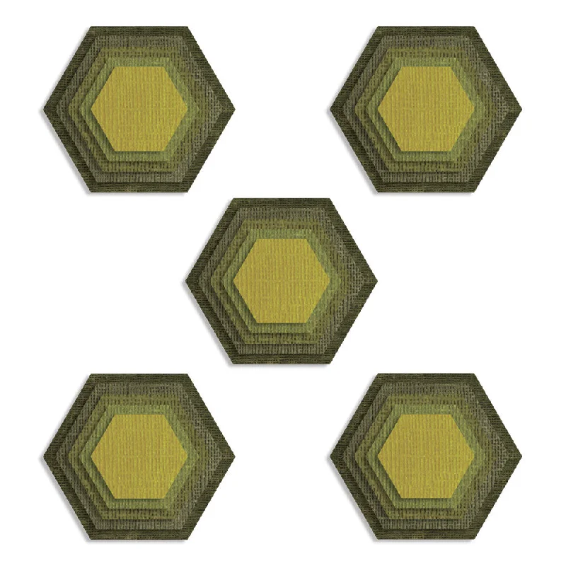 Sizzix Thinlits Die Set 25PK - Stacked Tiles, Hexagons by Tim Holtz