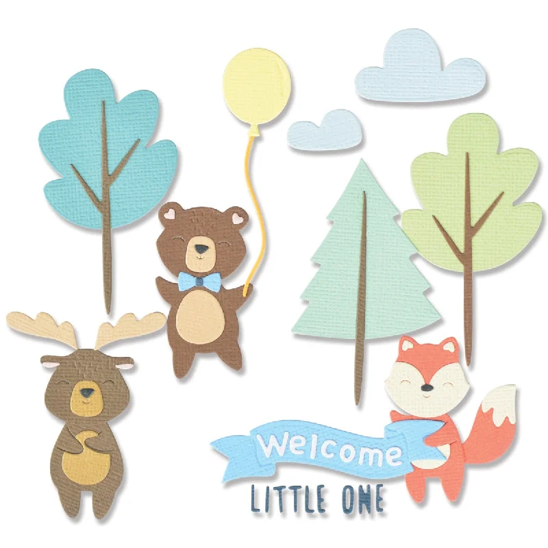 Sizzix Thinlits Die Set 26PK - Woodland Baby Set