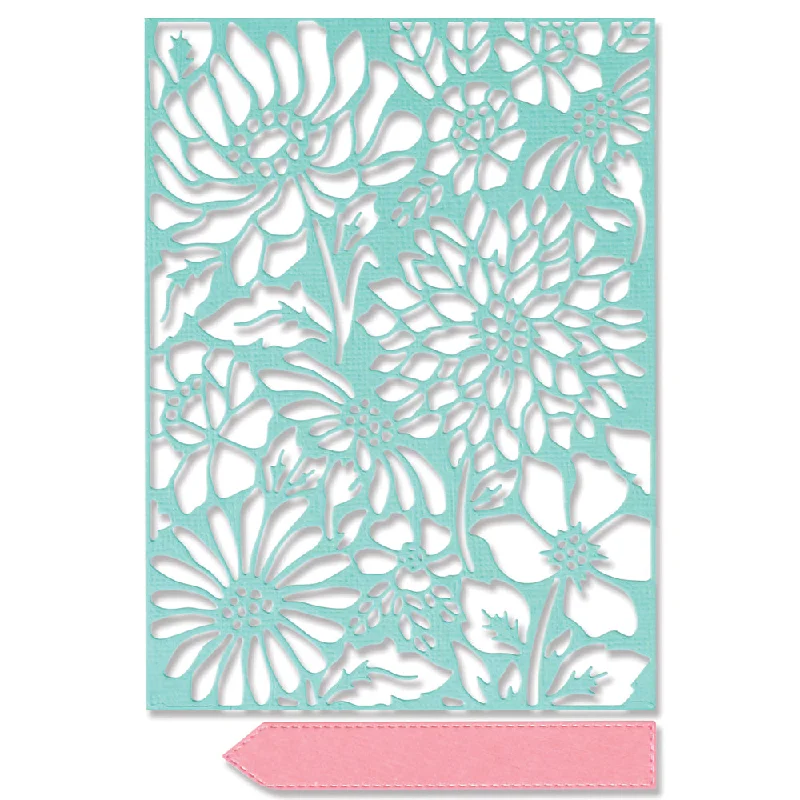 Sizzix Thinlits Die Set 2PK - Botanic Scene