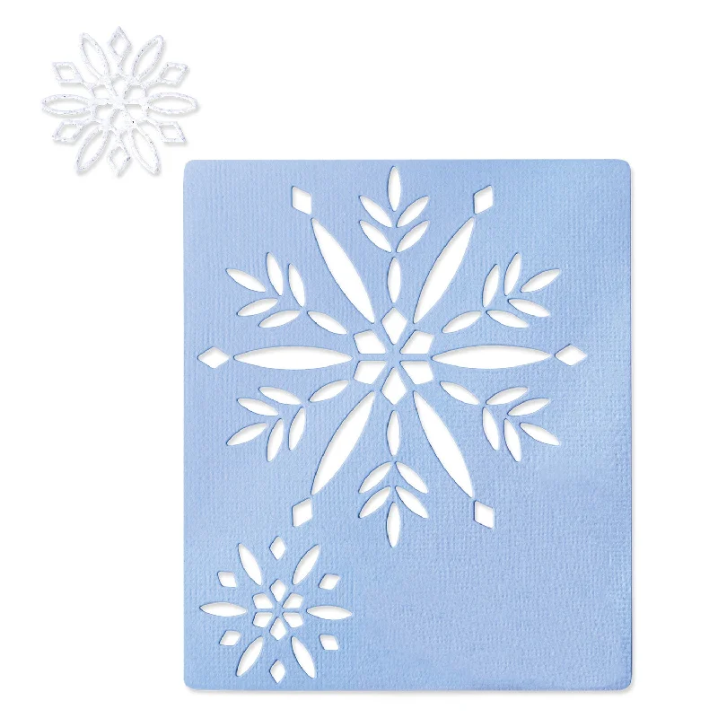 Sizzix Thinlits Die Set 2PK - Cut-Out Snowflakes