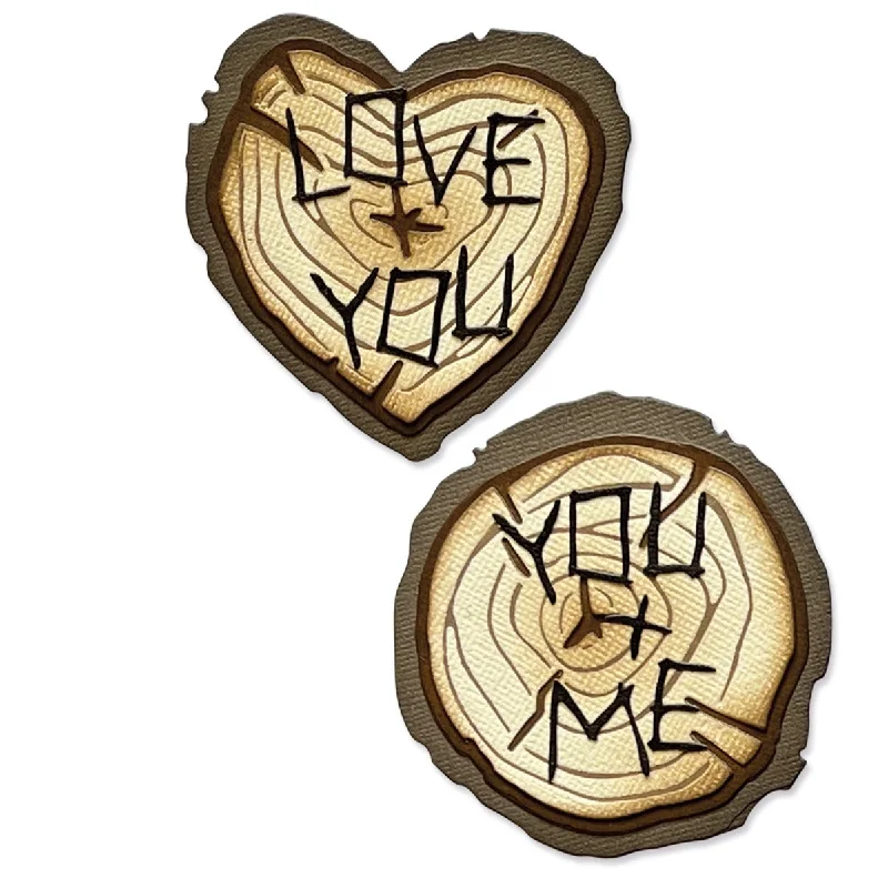 Sizzix Thinlits Die Set 33PK - Wood Slice by Tim Holtz