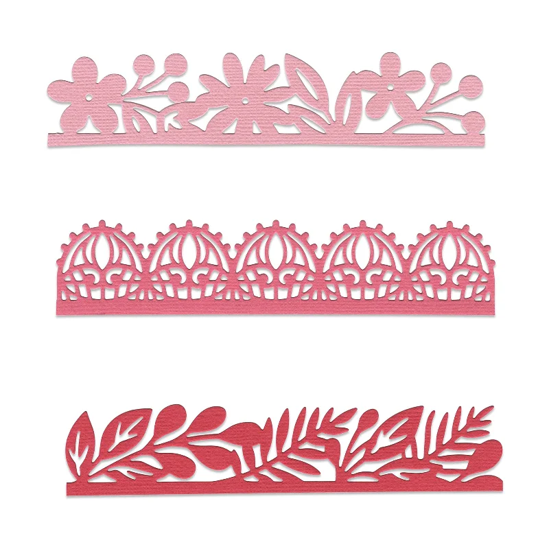 Sizzix Thinlits Die Set 3PK - Decorative Edges