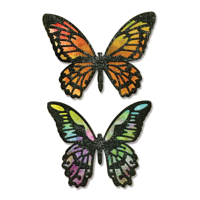 Sizzix Thinlits Die Set 4PK - Detailed Butterflies by Tim Holtz