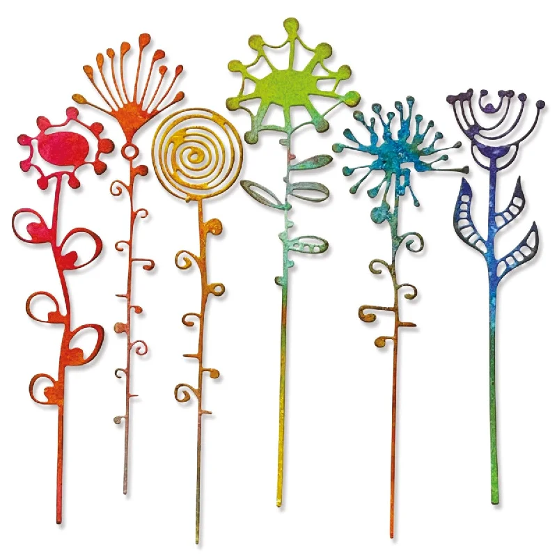 Sizzix Thinlits Die Set 6PK - Artsy Stems by Tim Holtz