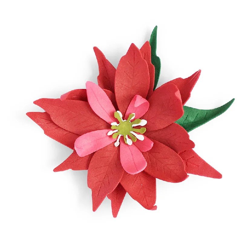 Sizzix Thinlits Die Set 7PK - Poinsettia Flower