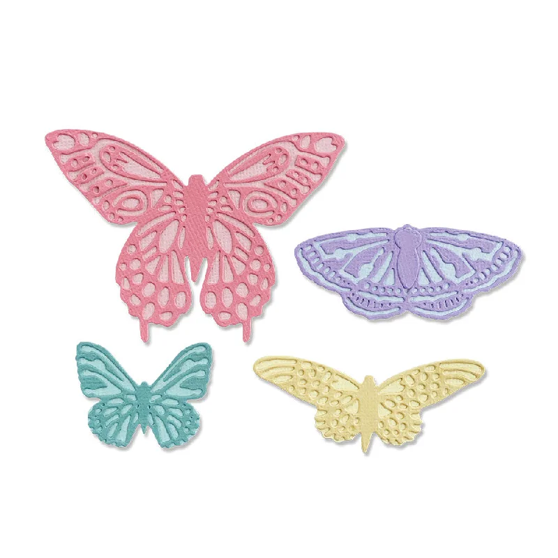 Sizzix Thinlits Die Set 9PK - Flutter on By