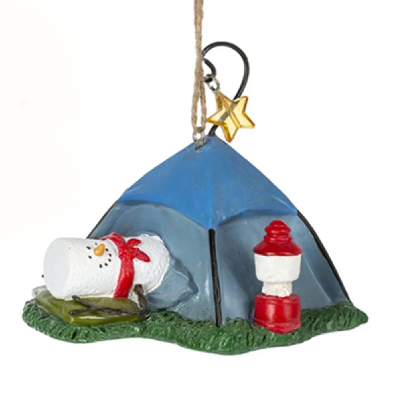 S'mores Blue Tent Ornament