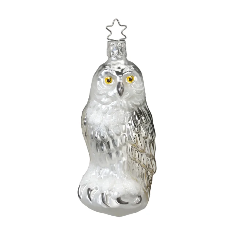 Snow Owl Ornament by Inge Glas of Germany