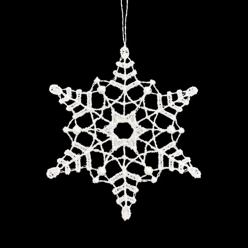 Snow Star #4 Ornament by StiVoTex Vogel