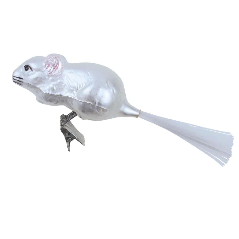 Squeaky Mouse Ornament by Inge Glas of Germany