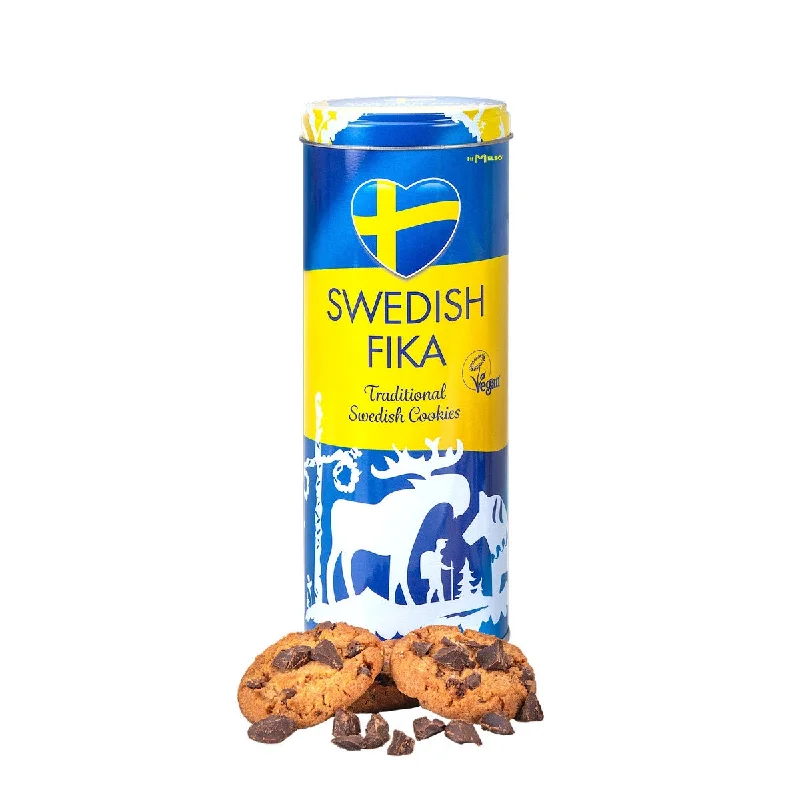 Swedish Fika Traditional Swedish Chocolate Chip Cookies Tin