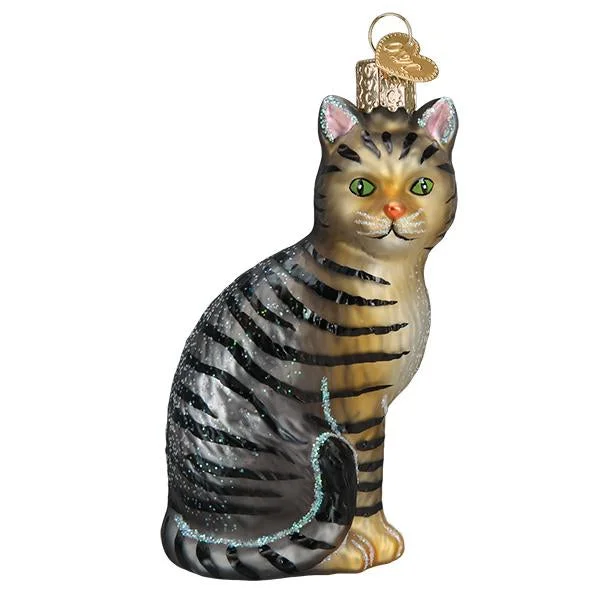 Tabby Cat Ornament - Old World Christmas