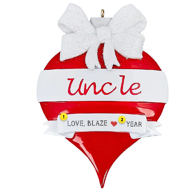 Personalized Uncle Ornament