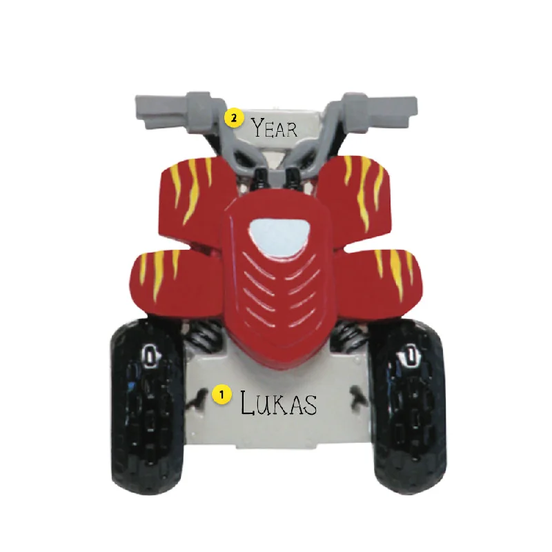 Personalized Four Wheeler/ ATV Ornament