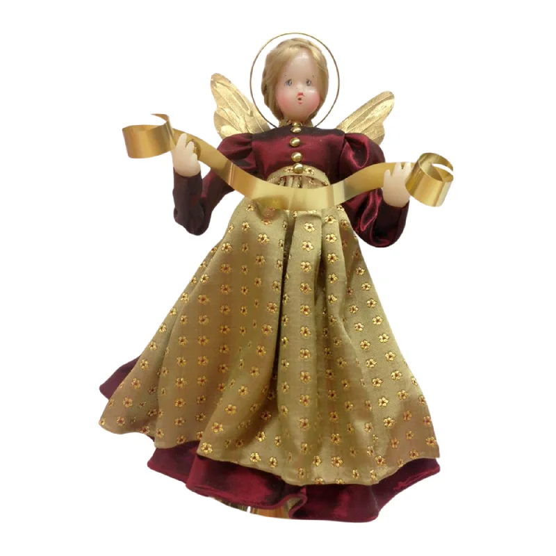 Wine with Gold Apron Wax Angel by Margarete and Leonore Leidel in Iffeldorf