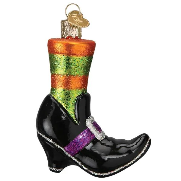 Witch's Shoe Ornament - Old World Christmas