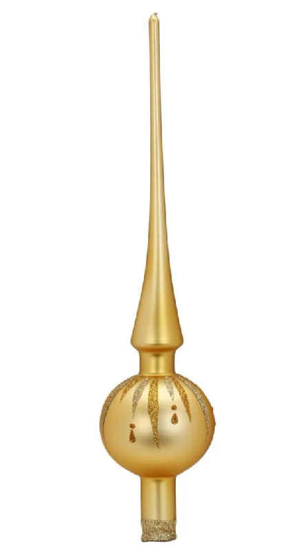 Yellow Gold Tree Topper by Inge Glas of Germany